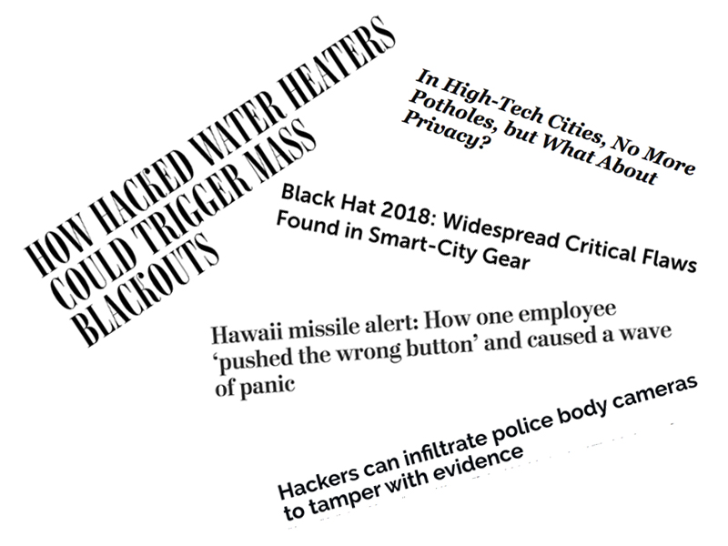 Smart City threats - NIST CSF